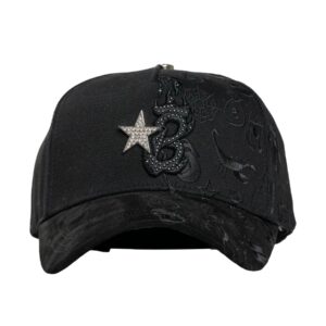 Barbas B Star Rich Forever Galaxy hat featuring premium embroidery and galaxy-inspired streetwear design